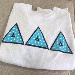 TriDelta sorority embroidered sweatshirt
